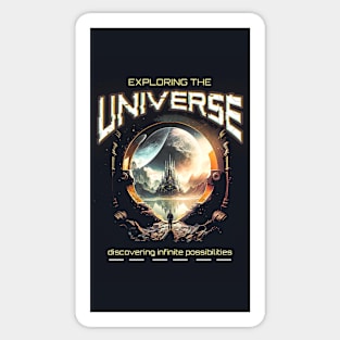 Exploring the Universe Sticker